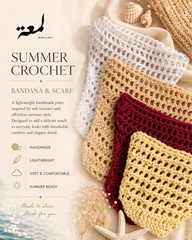 Summer Crochet Bandana & Scarf