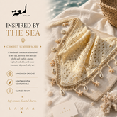 Seashell Crochet Summer Scarf