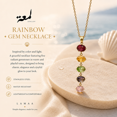 Rainbow Gem Necklace