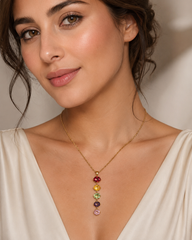 Rainbow Gem Necklace