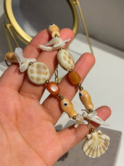 Seashell & Fish Charm Necklace
