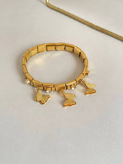 Golden Flutter Butterfly Bracelet