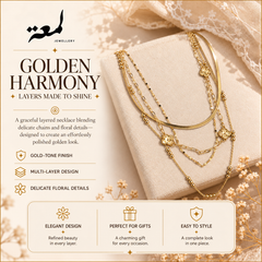 Golden Harmony Layered Necklace