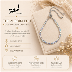 The Aurora Adjustable Tennis Bracelet