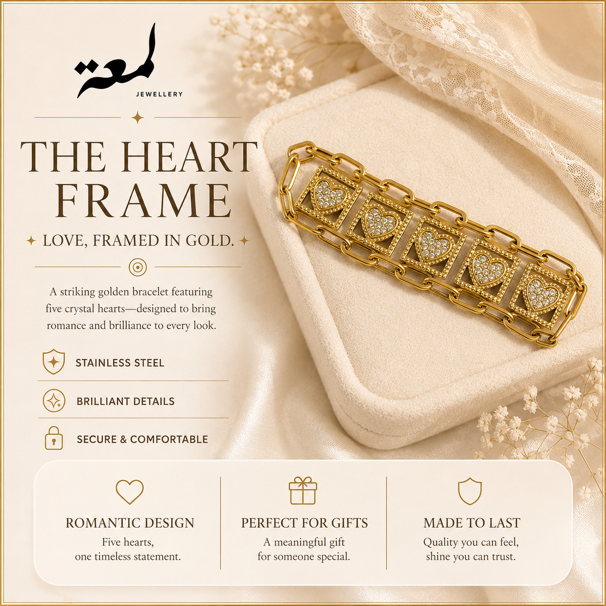 The Heart Frame Bracelet