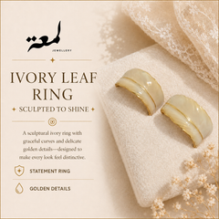 Ivory Leaf Statement Ring