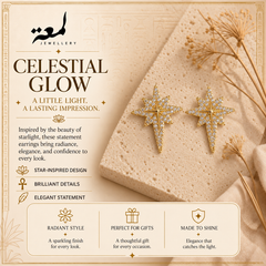 Celestial Glow Starburst Earrings