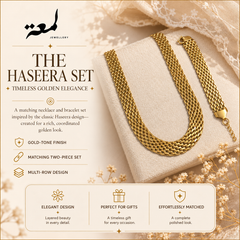The Haseera Necklace & Bracelet Set
