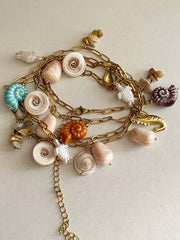 Seashell Charm Necklace