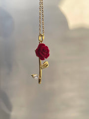 Red Rose Necklace