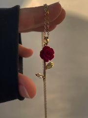 Red Rose Necklace