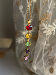 Rainbow Gem Necklace