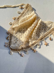 Seashell Crochet Summer Scarf