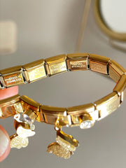 Golden Flutter Butterfly Bracelet