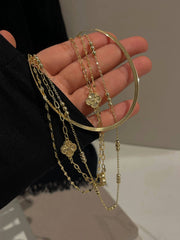 Golden Harmony Layered Necklace
