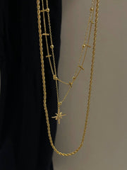 Celestial Layers Star Necklace