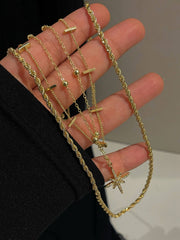Celestial Layers Star Necklace