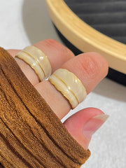 Ivory Leaf Statement Ring