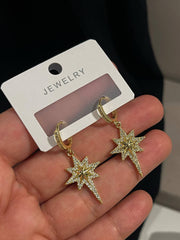 Celestial Star Drop Earrings
